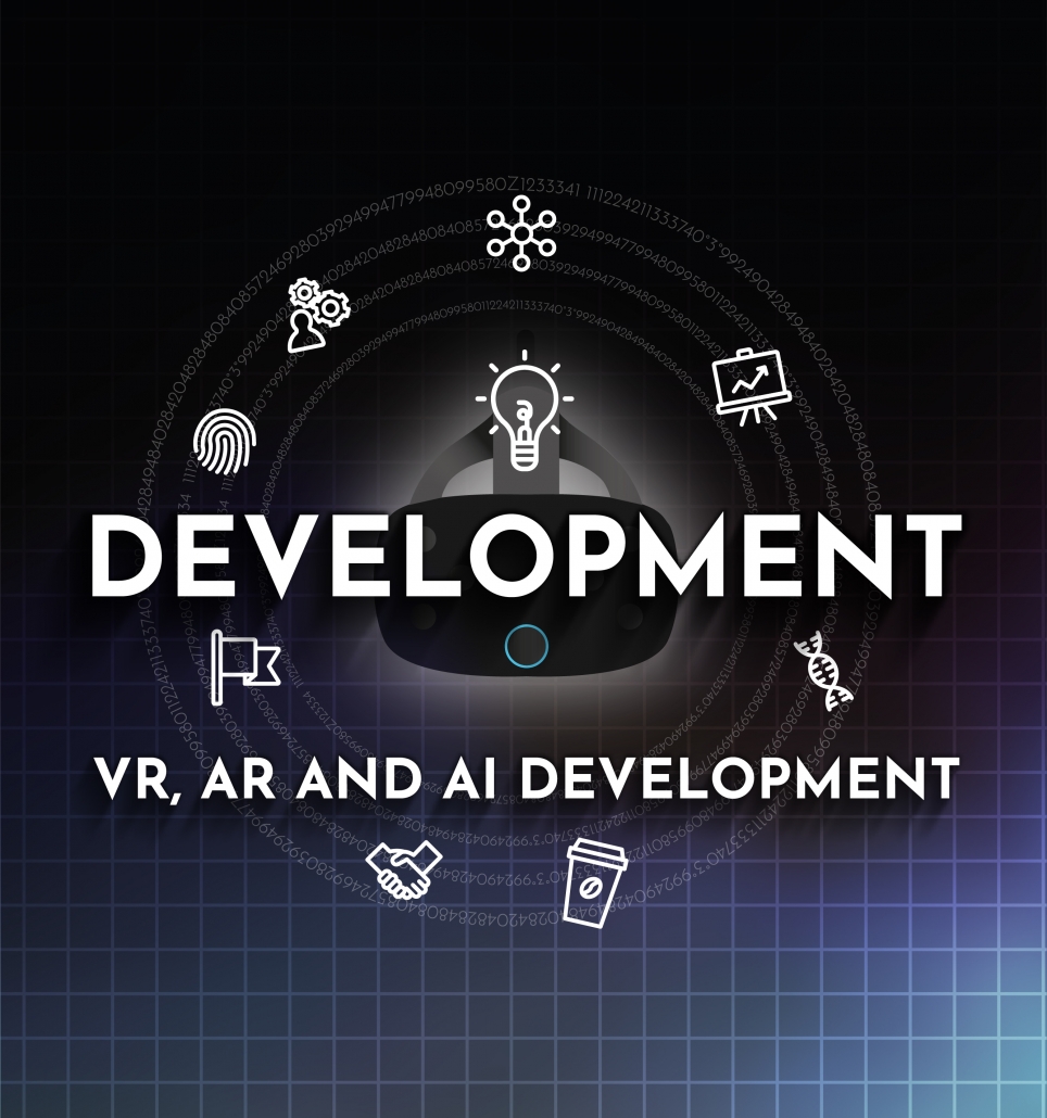 Development headset with icons