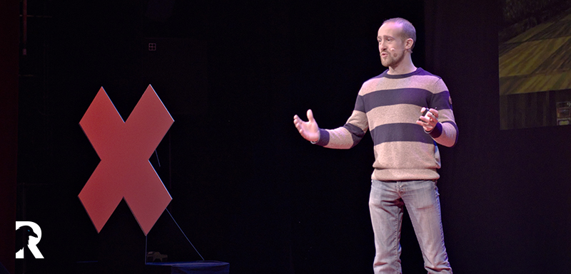 Founder RAVEN gives seminar at TEDX